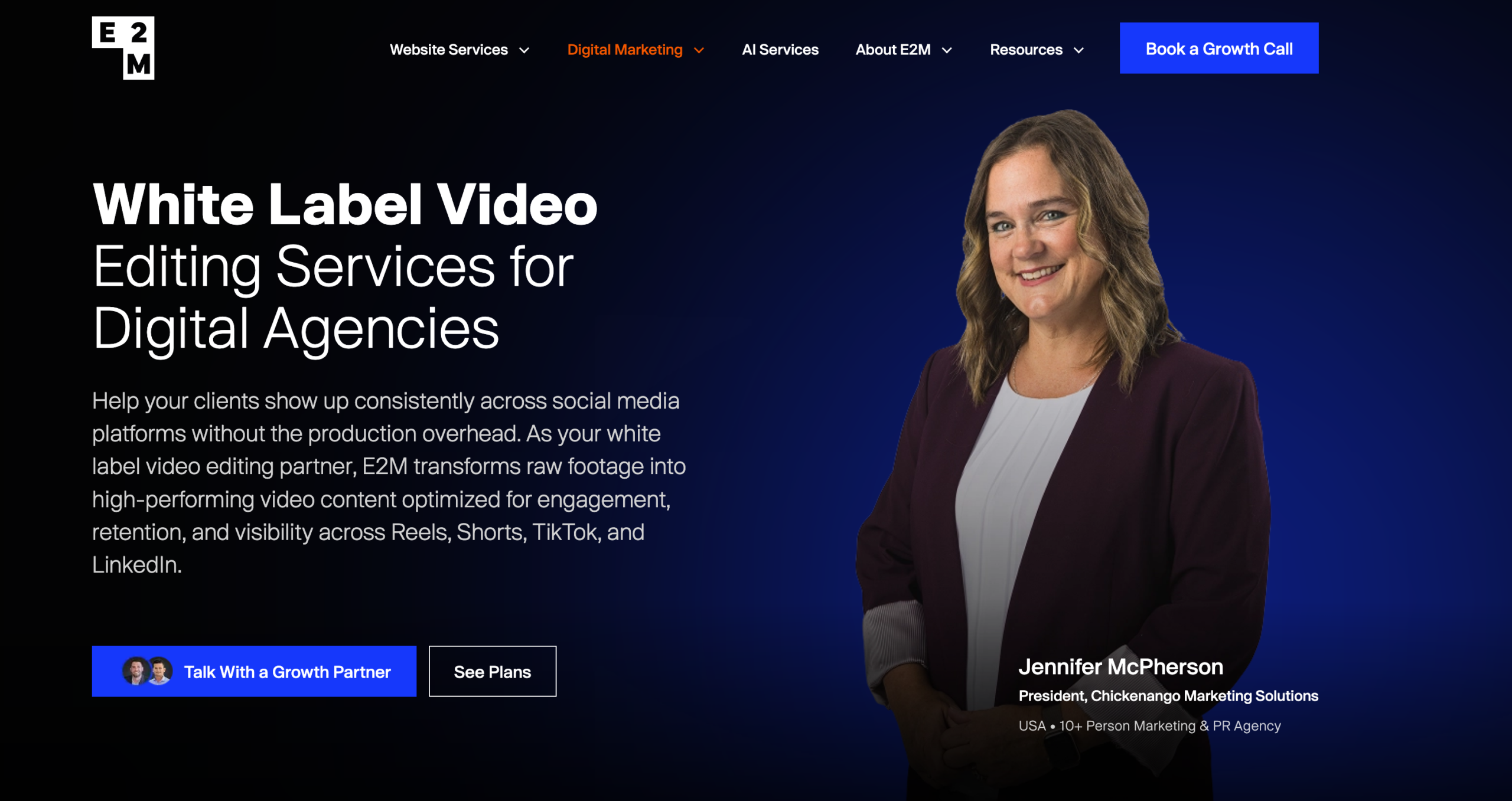 E2M white-label outsourcing partner for agencies